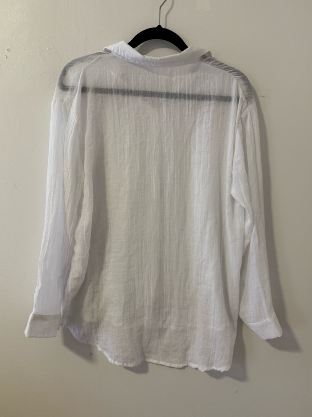 Reformation Loose Fit Button-Down Linen Gauze Shirt - Picture 2 of 4